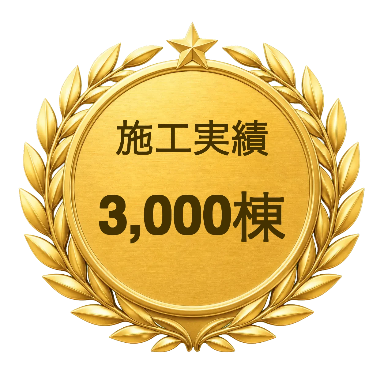 施工実績3,000棟